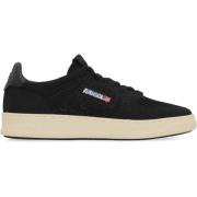 Autry Easeknit låga sneakers med läderinsats Black, Herr