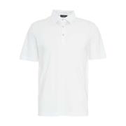 Herno Klassisk Polo Skjorta för Män White, Herr