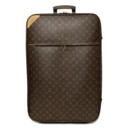 Louis Vuitton Vintage Pre-owned Canvas resvskor Brown, Dam