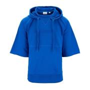 Burberry Herrhoodie med dragsko Blue, Herr