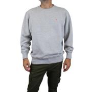 Autry Grå Sweatshirt med Rund Hals Gray, Herr