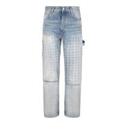 Amiri Snygga Denimjeans Blue, Herr