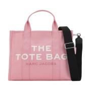 Marc Jacobs Rosa Canvas Medium Tote Väska Pink, Dam