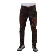 Dolce & Gabbana Slim-fit Jeans Multicolor, Herr