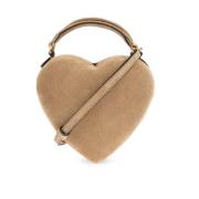 Moschino Hjärtformad handväska Beige, Dam