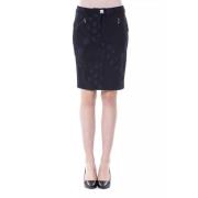 Byblos Avantgarde Elegance Tulip Short Kjol Black, Dam