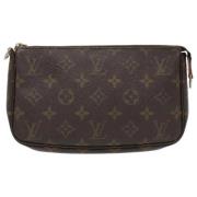 Louis Vuitton Vintage Pre-owned Canvas kuvertvskor Brown, Dam