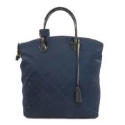 Louis Vuitton Vintage Pre-owned Canvas handvskor Blue, Dam