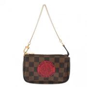 Louis Vuitton Vintage Pre-owned Canvas kuvertvskor Brown, Dam