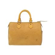 Louis Vuitton Vintage Pre-owned Laeder handvskor Yellow, Dam