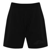 Dsquared2 Svarta Bomull Bermuda Shorts med Logo Black, Herr