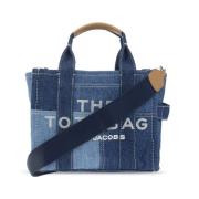 Marc Jacobs Denim Tote Mini väska Blue, Dam