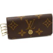 Louis Vuitton Vintage Pre-owned Canvas nyckelhllare Brown, Dam