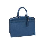 Louis Vuitton Vintage Pre-owned Laeder handvskor Blue, Dam