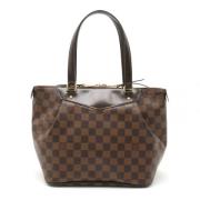 Louis Vuitton Vintage Pre-owned Canvas totevskor Black, Dam