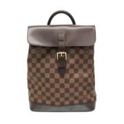 Louis Vuitton Vintage Pre-owned Canvas axelremsvskor Brown, Dam