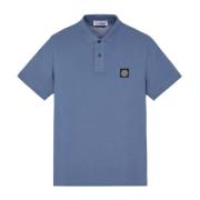 Stone Island Kortärmad Polo Blue, Herr