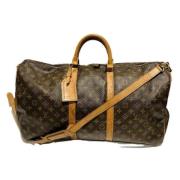 Louis Vuitton Vintage Pre-owned Canvas handvskor Brown, Dam