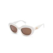 Loewe Lw40153I 25E Sunglasses White, Dam