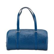 Louis Vuitton Vintage Pre-owned Laeder handvskor Blue, Dam