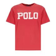 Ralph Lauren Bomulls-T-shirt Red, Dam