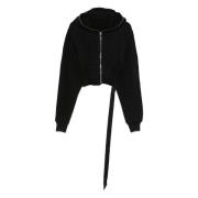 Rick Owens Collage Gimp Zip Hoody Black, Dam