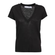 IRO T-Shirts Black, Dam