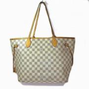 Louis Vuitton Vintage Pre-owned Canvas axelremsvskor White, Dam