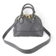 Louis Vuitton Vintage Pre-owned Tyg louis-vuitton-vskor Black, Dam