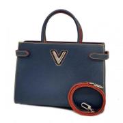 Louis Vuitton Vintage Pre-owned Tyg louis-vuitton-vskor Blue, Dam