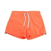 Sundek Herr Snörning Velcro Shorts Orange, Herr