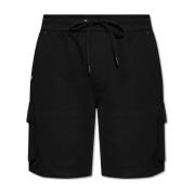 Moose Knuckles Shorts med logotyp Black, Herr