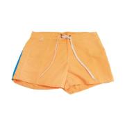 Sundek Mäns elastiska midja simshorts Orange, Herr