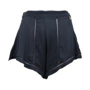 Elisabetta Franchi Guld Dragkedja Shorts Black, Dam