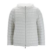 Moncler Kort dunjacka med dragkedja Beige, Dam