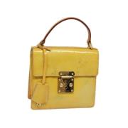 Louis Vuitton Vintage Pre-owned Laeder handvskor Yellow, Dam