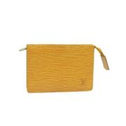 Louis Vuitton Vintage Pre-owned Laeder louis-vuitton-vskor Yellow, Dam