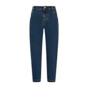 Kiton Skräddarsydda Morot Jeans Blue, Dam