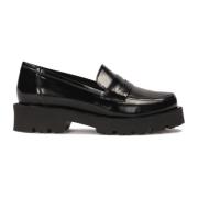 Kazar Casual slip-on platta skor på en lättviktsula Black, Dam