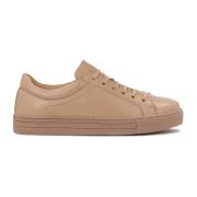 Kazar Minimalistiska ljusbruna sneakers Brown, Dam