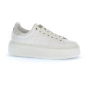 Woolrich Chunky Court Sneakers Vit White, Dam