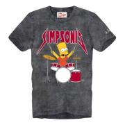 MC2 Saint Barth Fade Dyed Tryckt T-shirt Gray, Herr