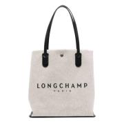 Longchamp Essential Toile Väska White, Dam