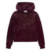 Juicy Couture Robertson Hoodie i Jewel-stil Purple, Dam