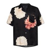 AllSaints Fleur Skjorta Black, Herr