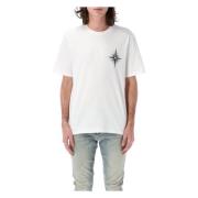 Amiri Starburst Tee Ivory Grafiskt Logotyp White, Herr