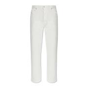 Balenciaga Jeans med logotyp Beige, Dam