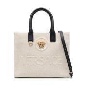 Versace Beige Handväska för Kvinnor White, Dam