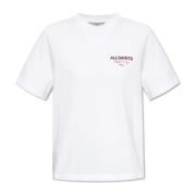 AllSaints T-shirt Amore White, Dam