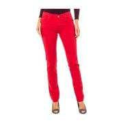 La Martina Stretch Skinny Byxor Red, Dam